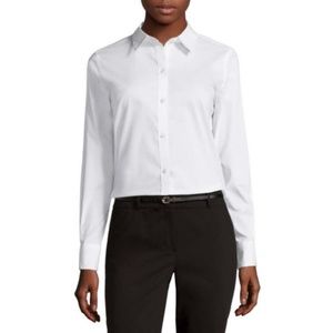 Liz Claiborne Wrinkle Free button down blouse NEW